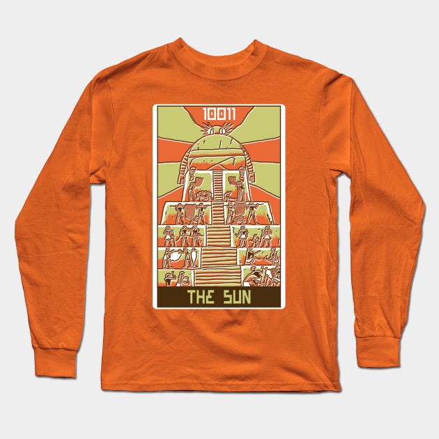 Robo Tarot: The Sun Long Sleeve T-Shirt by PeterTheHague